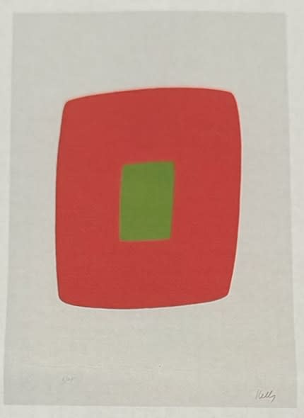 Elsworth Kelly, Orange with Green, 1964-65