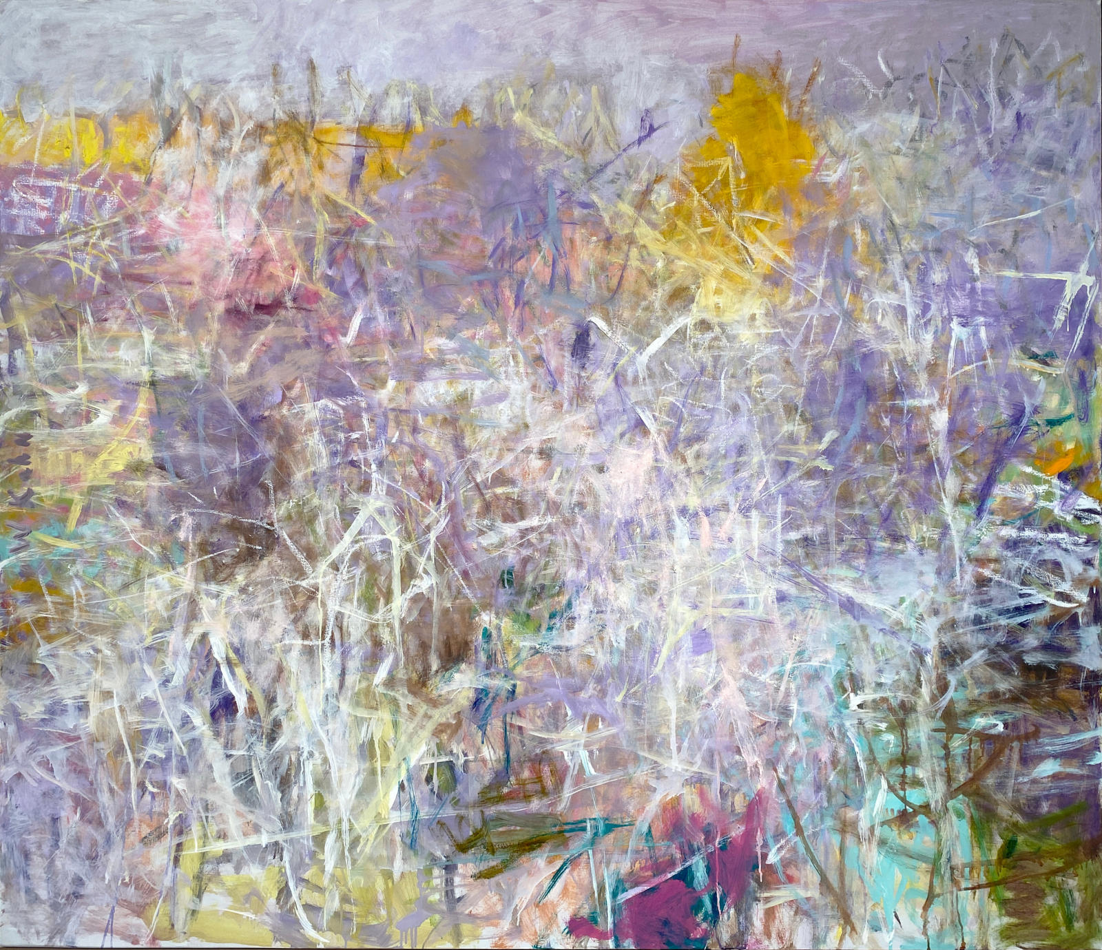 Yellow Tree Amid Grays