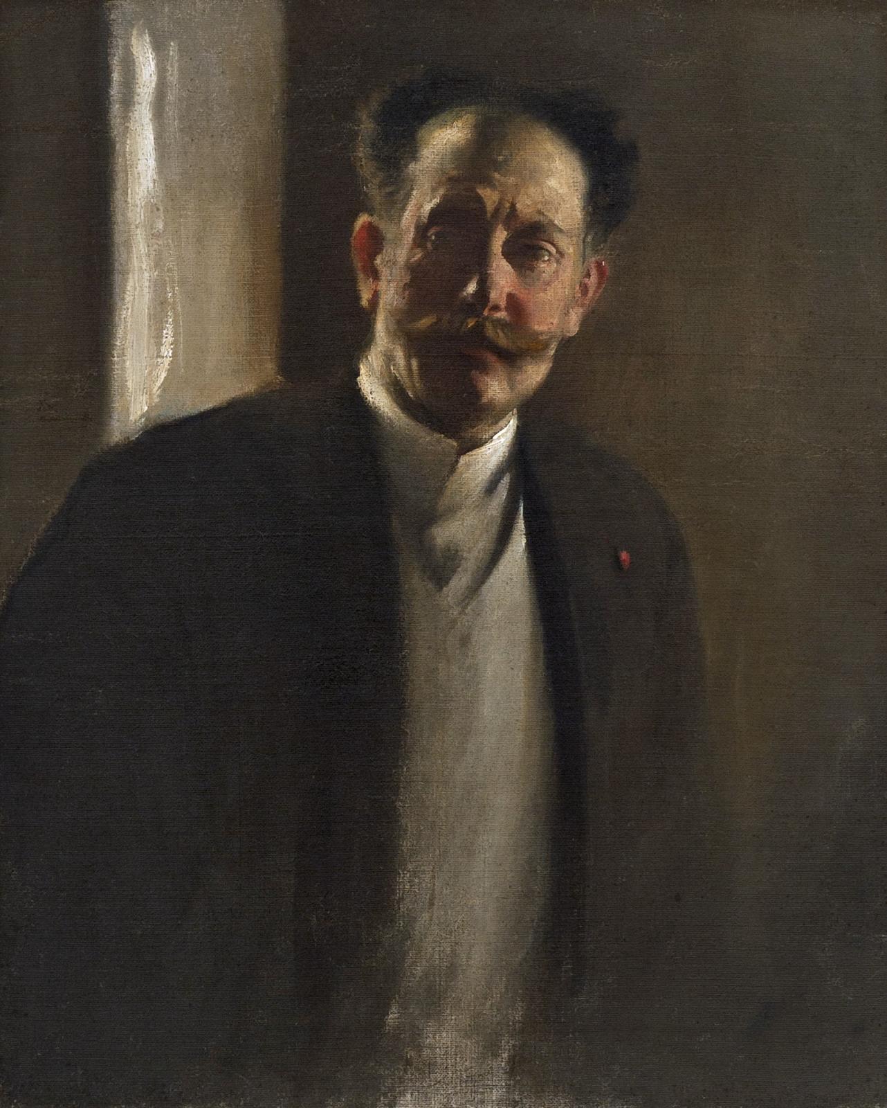 Study of a Man (with moustache)