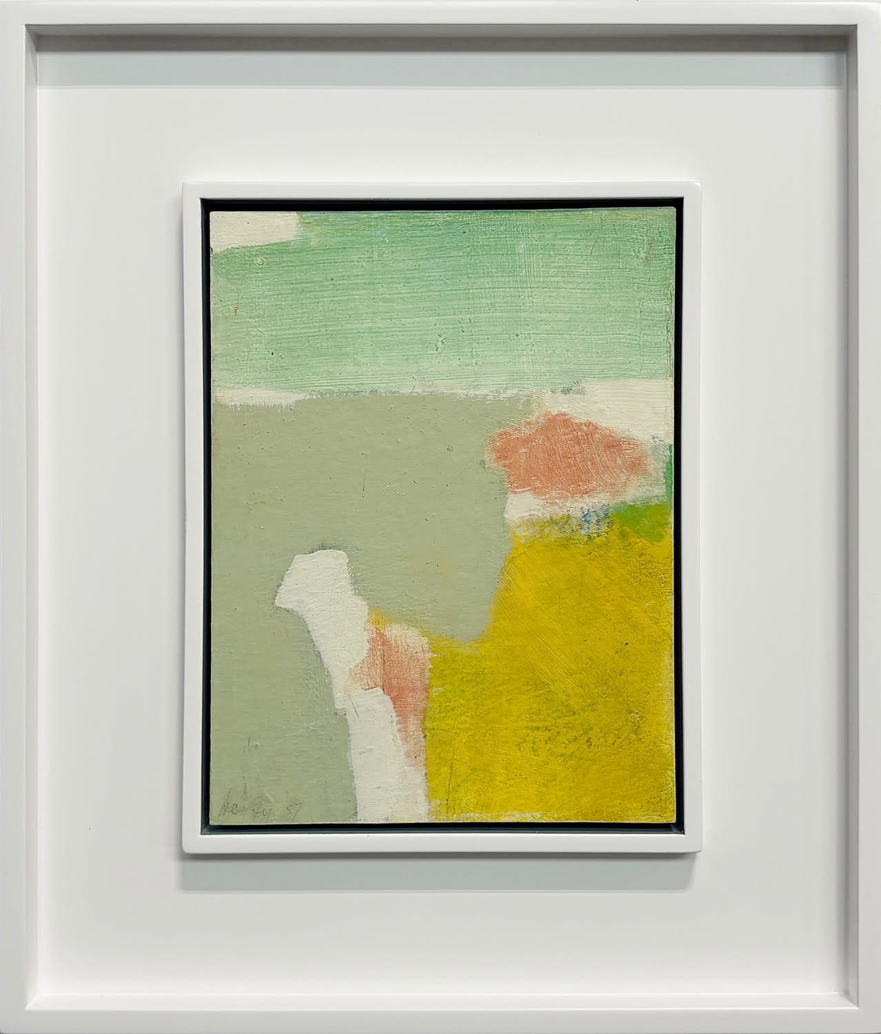 Color Theory #592 White, Green, Yellow, Orange