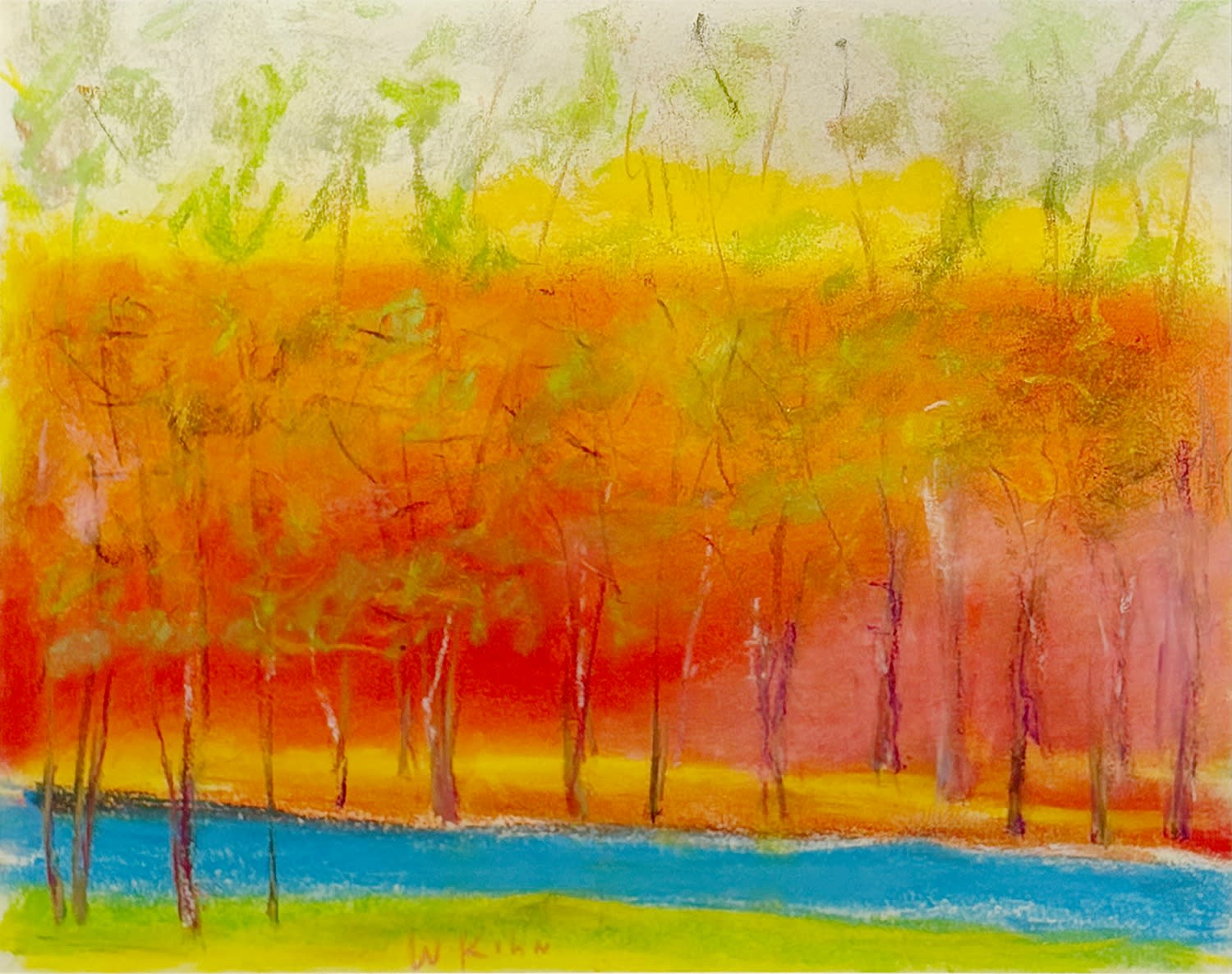 Yellow over Orange, Maine