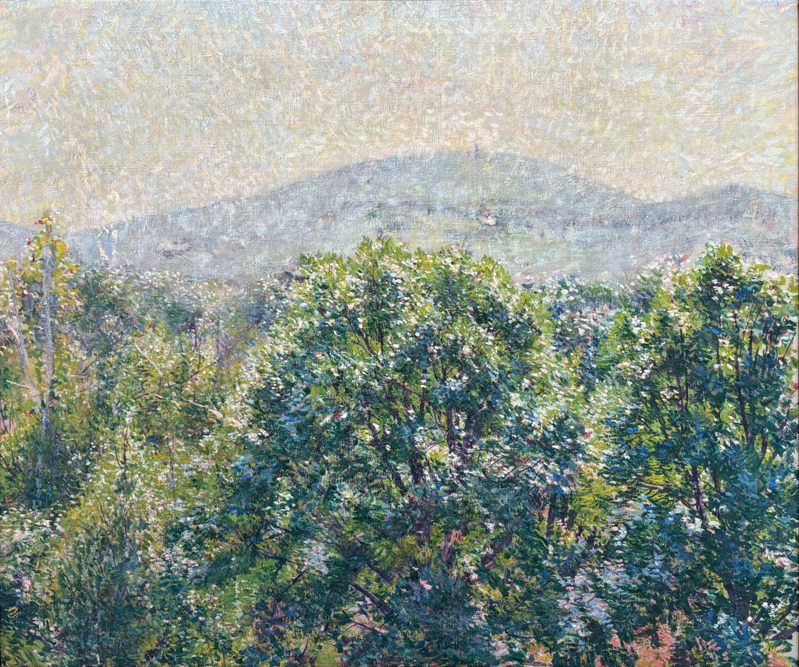 Blue Hills from Artist's Bedroom Window