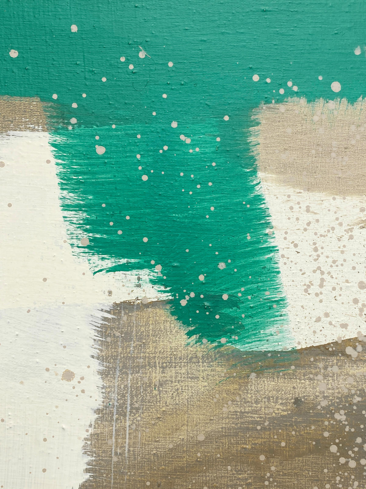 Tan, Green, White