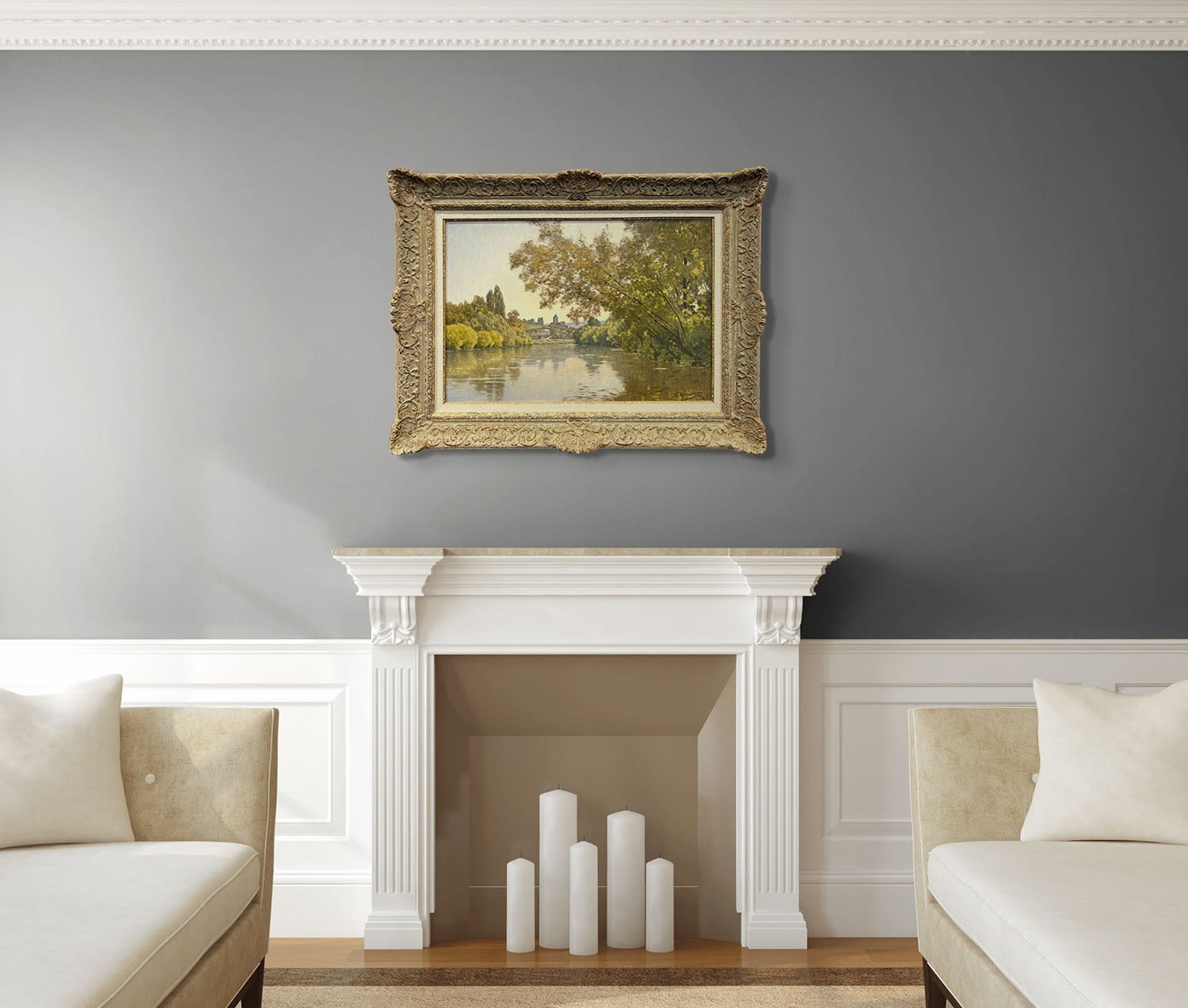 Un Coin de Seine a Vetheuil (Le Matin)