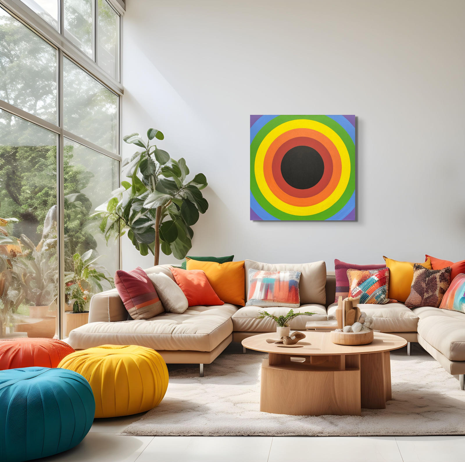 Circles with Black Center