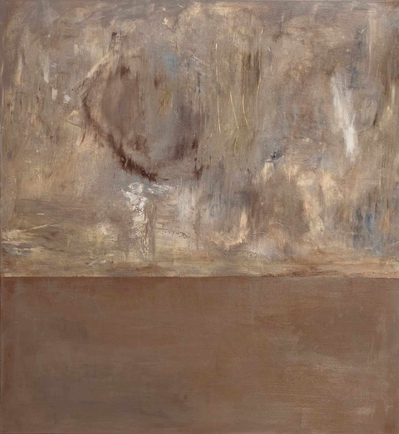 Over Fading Ground, Brown Composition 8,