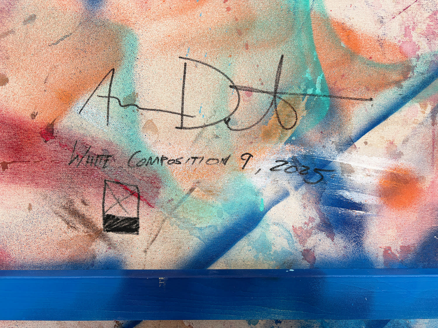 Trace, White Composition 9