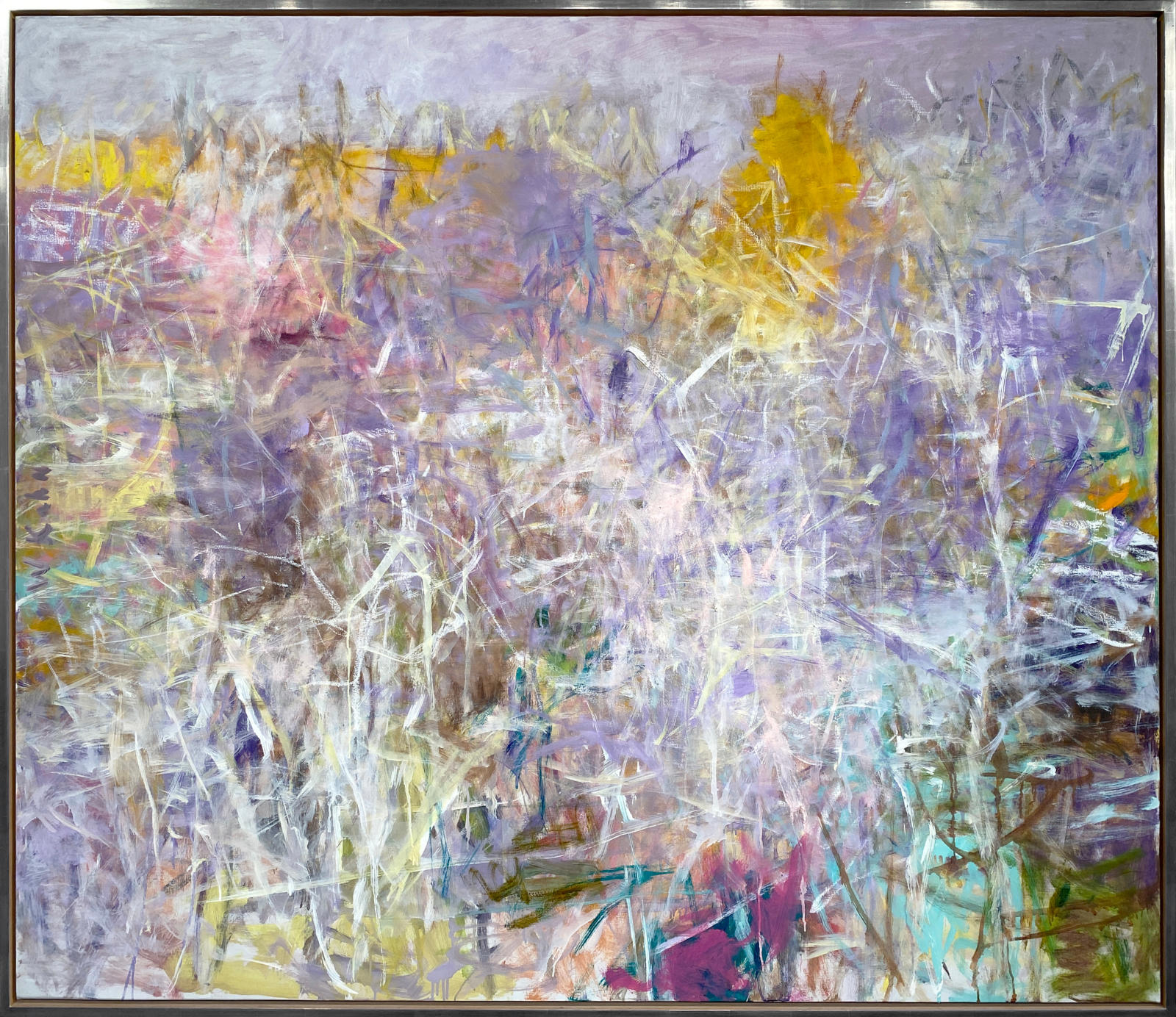 Yellow Tree Amid Grays