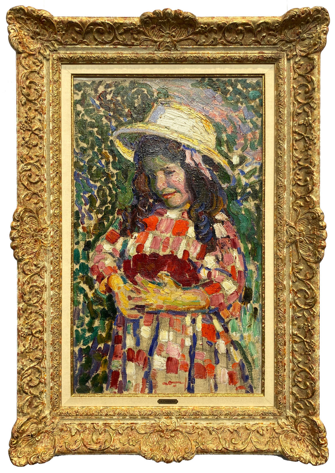 Girl Gathering Flowers