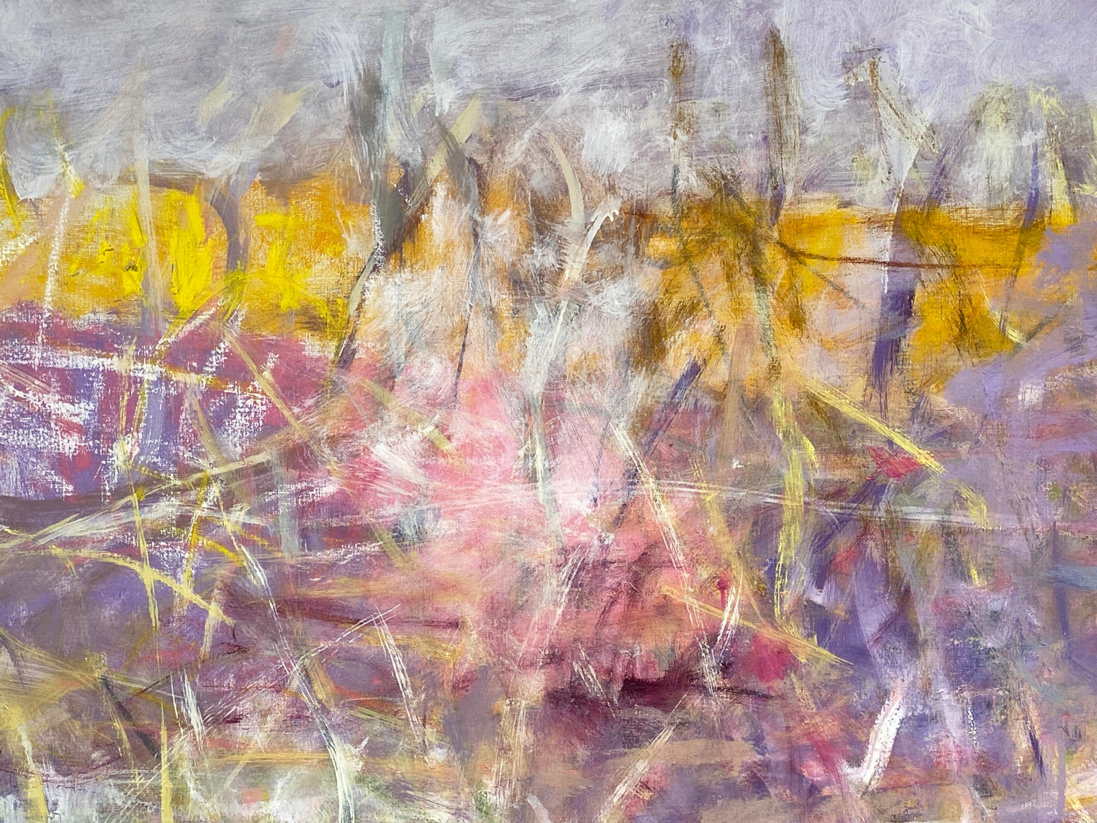 Yellow Tree Amid Grays