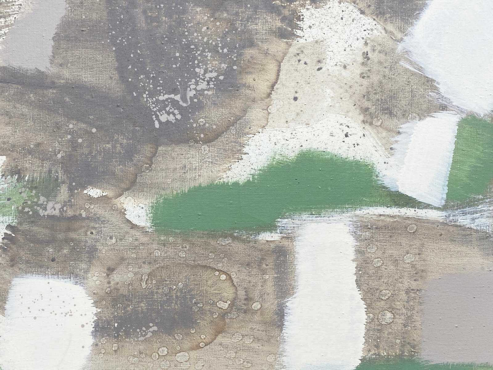 Tan, Green, White