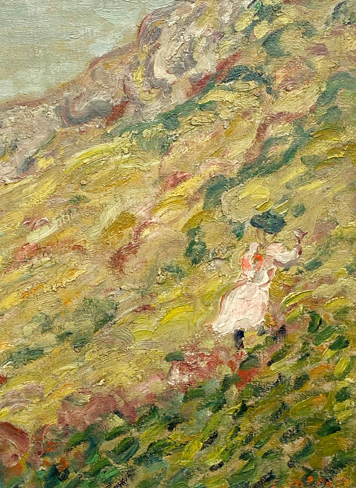 Promeneuse au Bord de la Mer