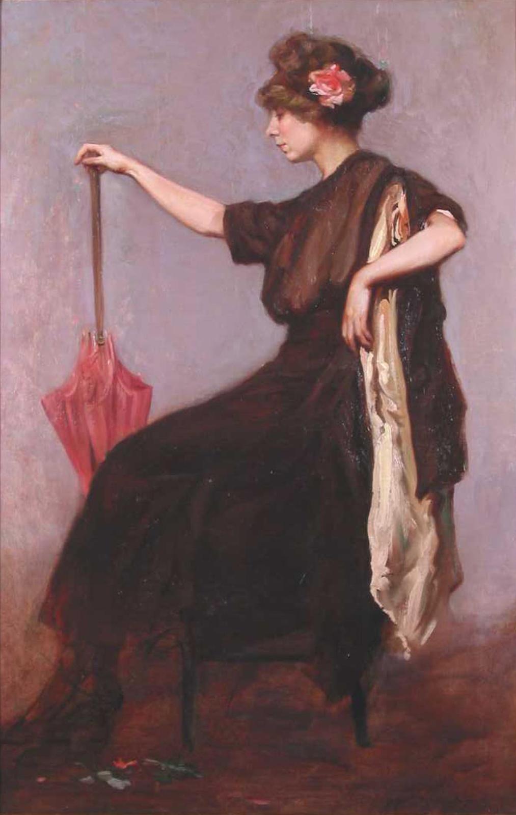 Woman with a Rose in Her Hair