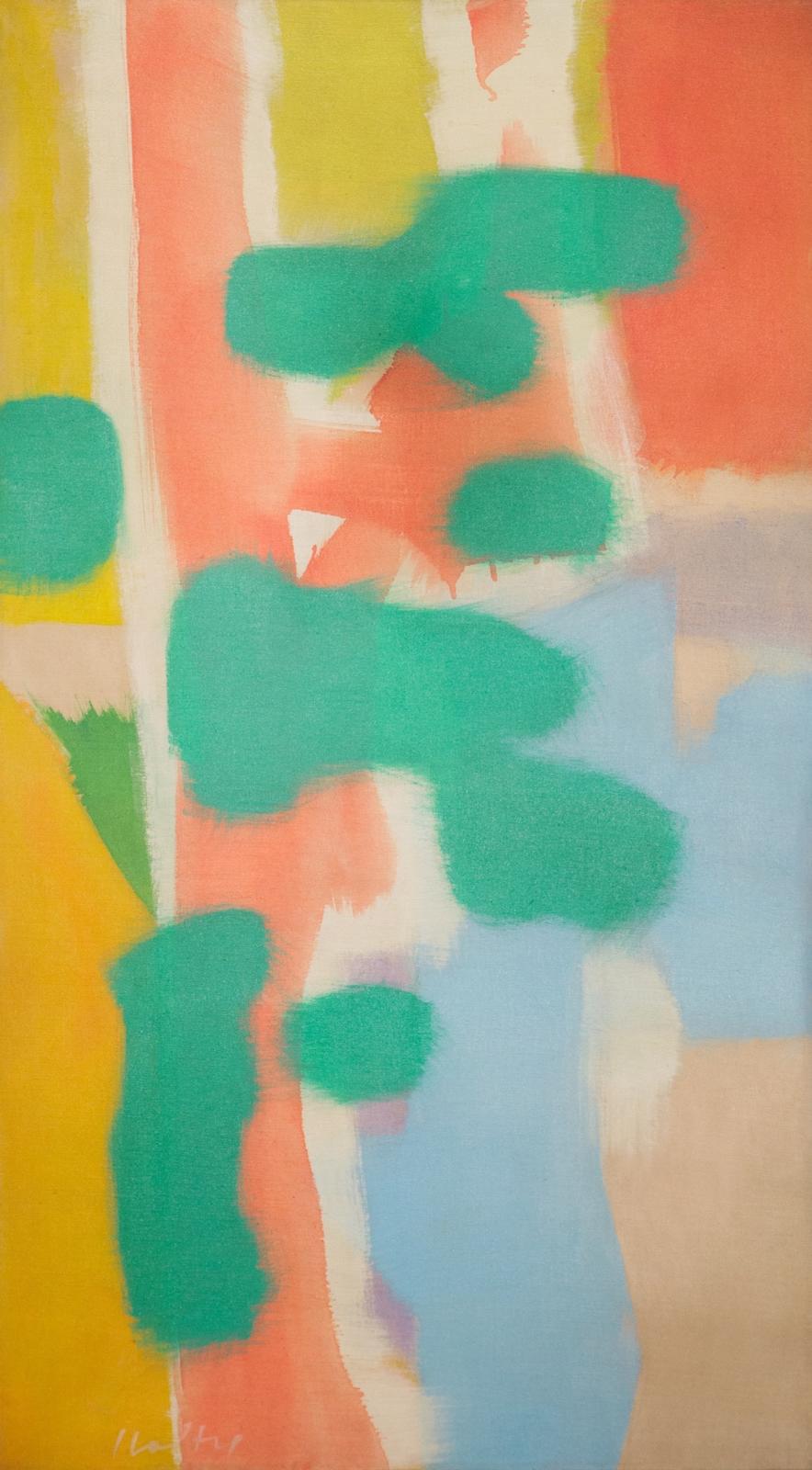 Carl Holty, Untitled #169 (Green, Pink), 1964