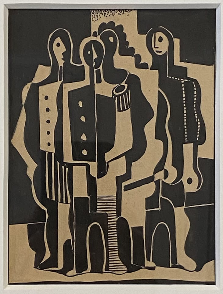 Carl Holty, Paris Four Figures, 1930