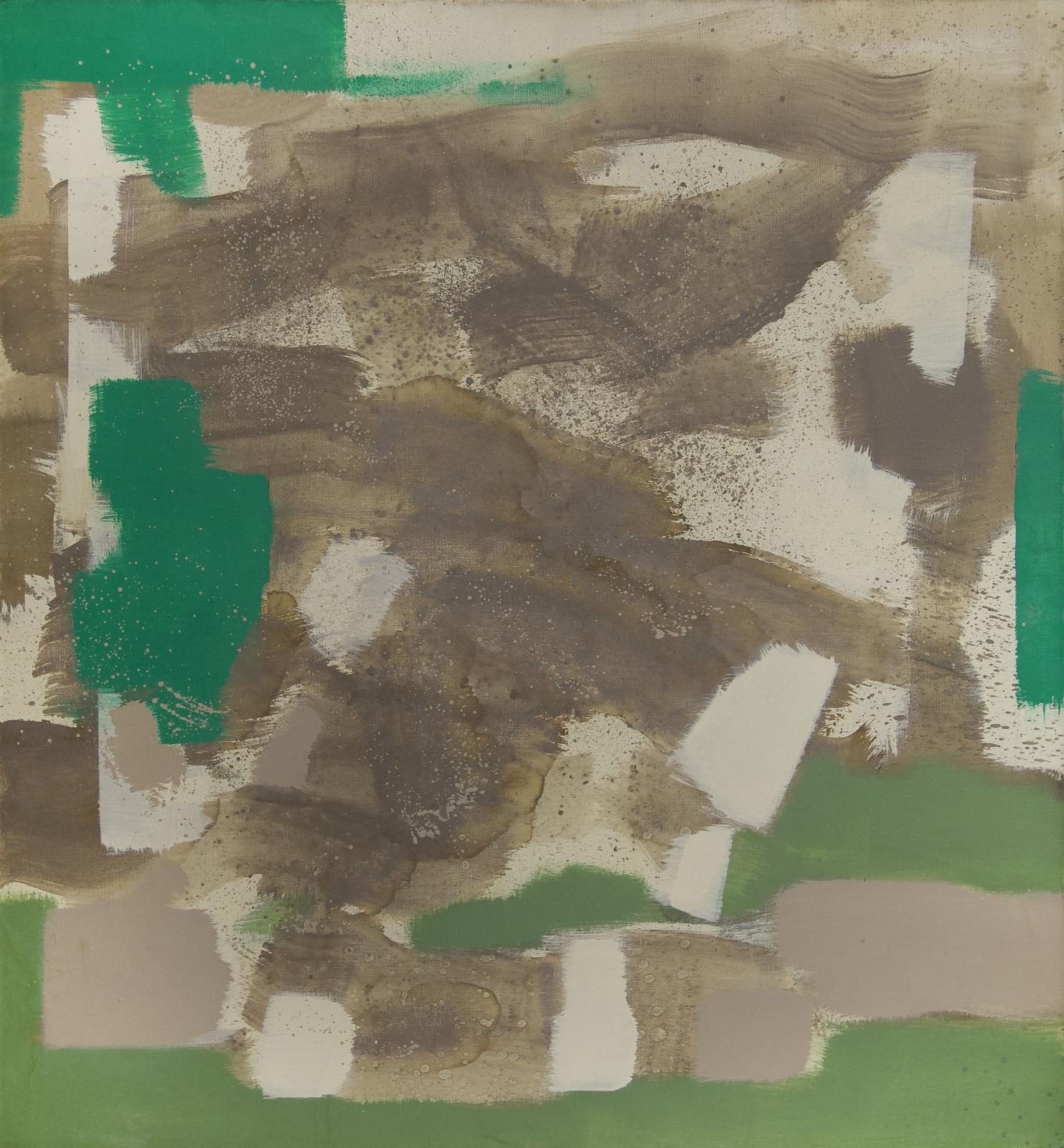Untitled (Tan, Green, White)