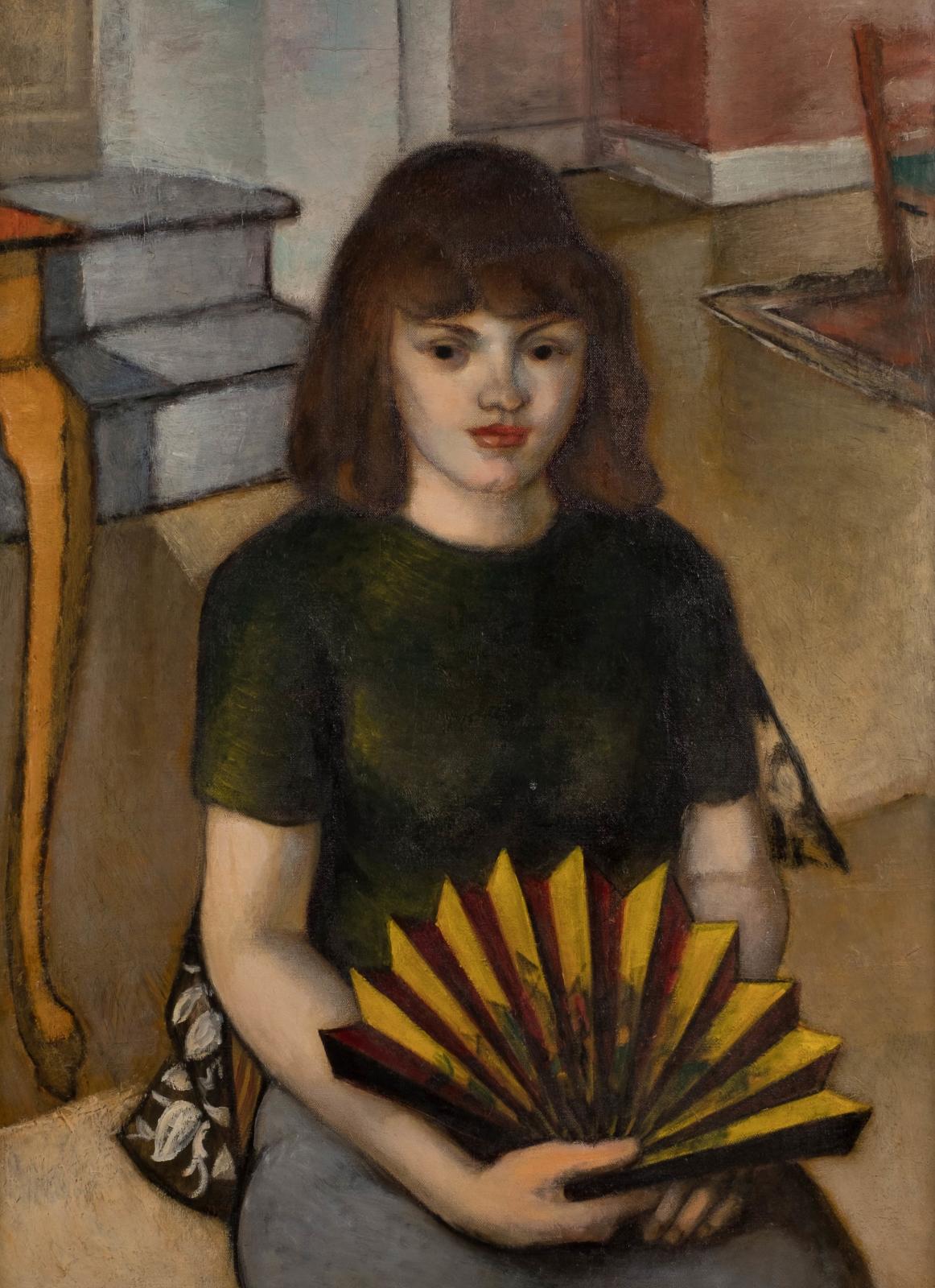Woman with a Fan