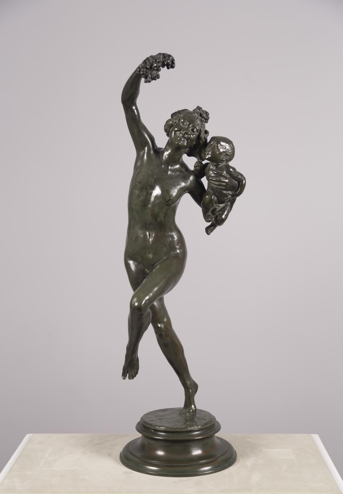 Frederick William MacMonnies, Bacchante with Infant Faun, 1894