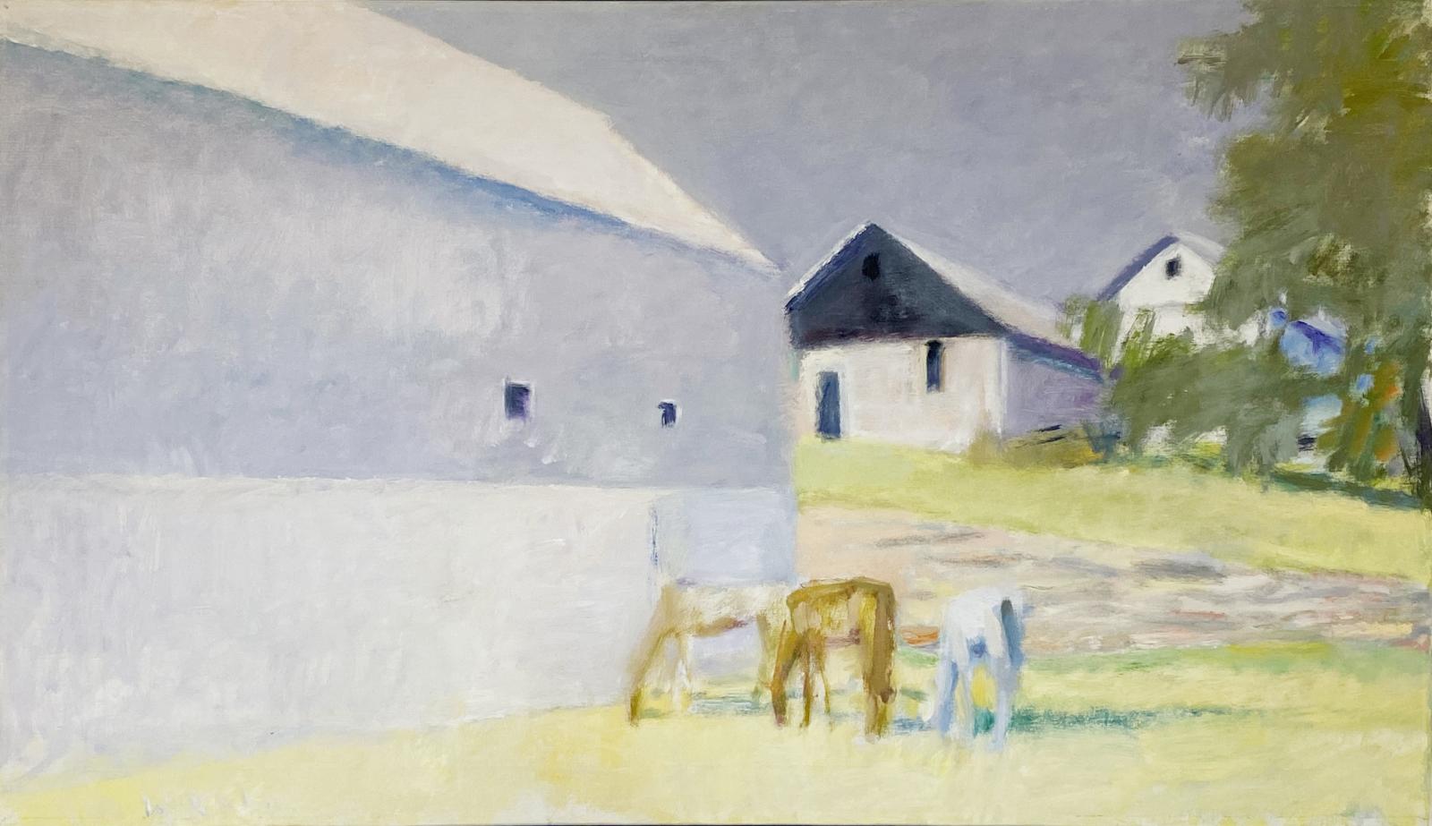 Wolf Kahn, Lucy Bump's Barn, 1981