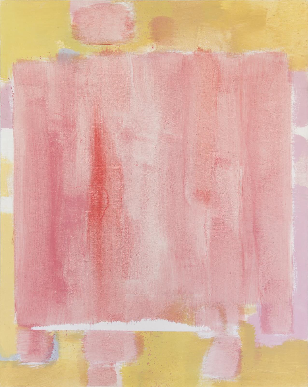 Carl Holty, Untitled (Rose, Yellow), 1971