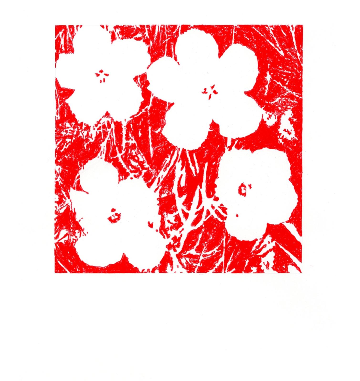 John Zinsser, After Andy Warhol, "Flowers," 1964 (Red), 2011