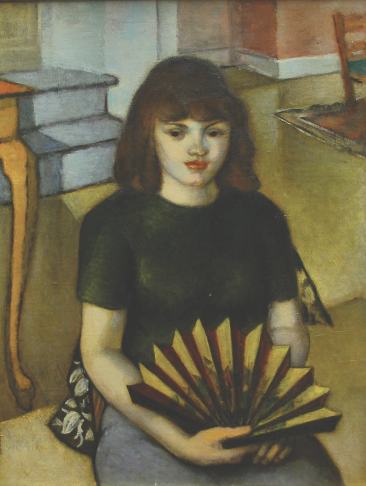 Woman with a Fan