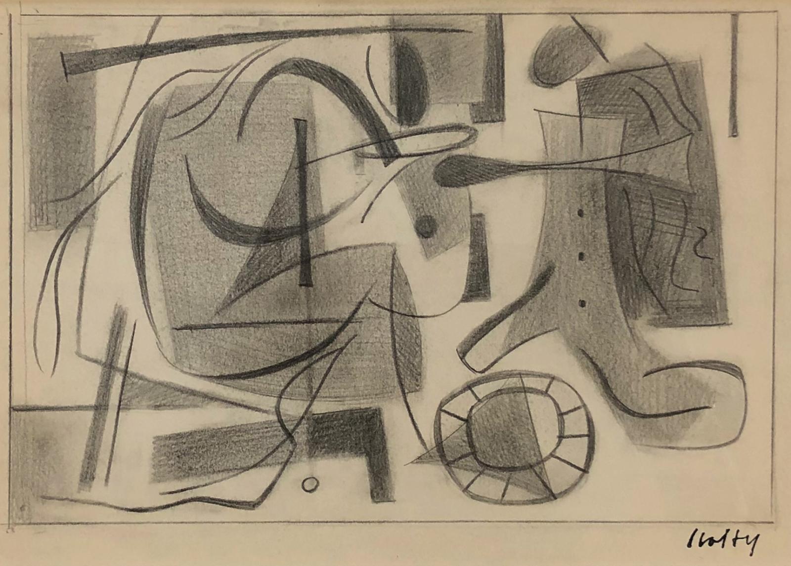 Carl Holty, Forms and Figures #3; Sketchbook #3, c. 1935