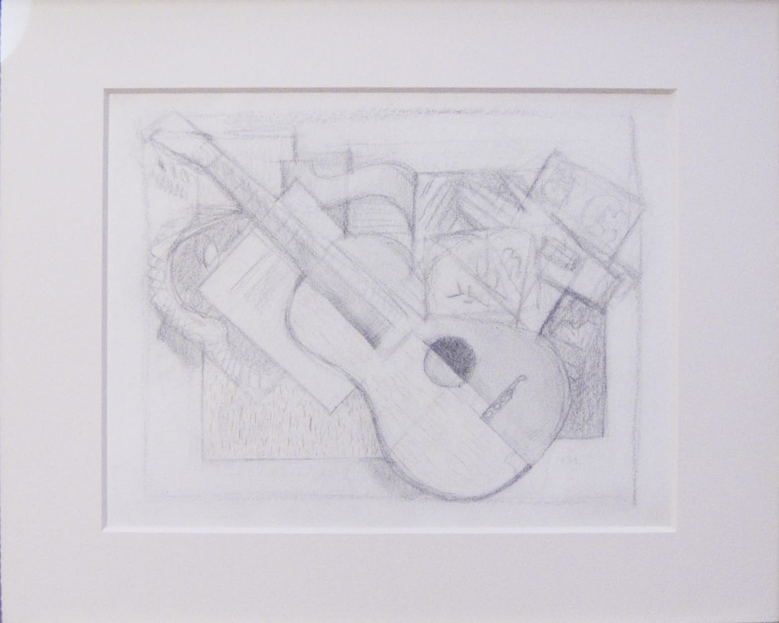 Simka Simkhovitch, Abstract with Guitar, 1953