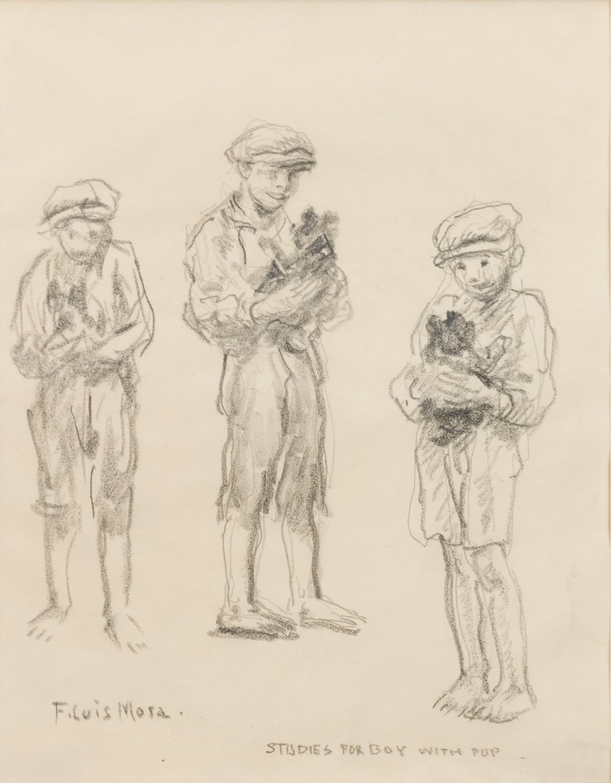 Study For Boy with Pup