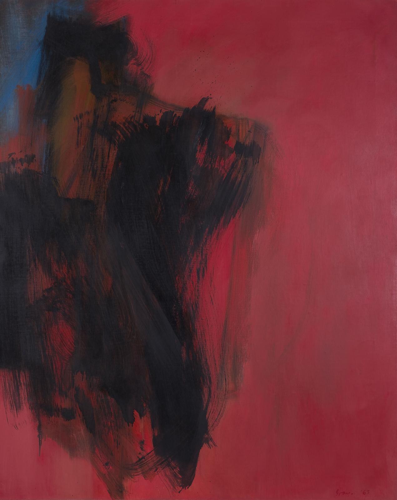 Cleve Gray, Dark Entry, 1963