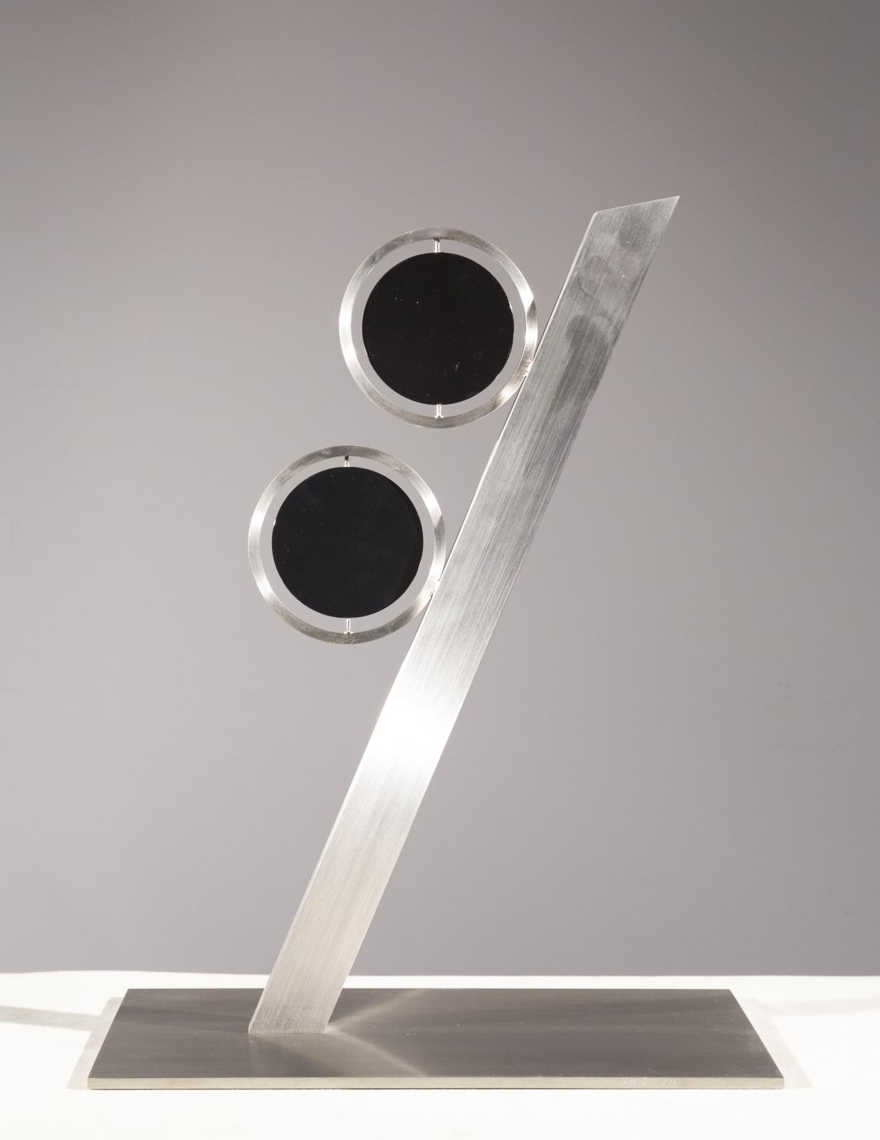 Roger Phillips, Two Black Discs, 2017