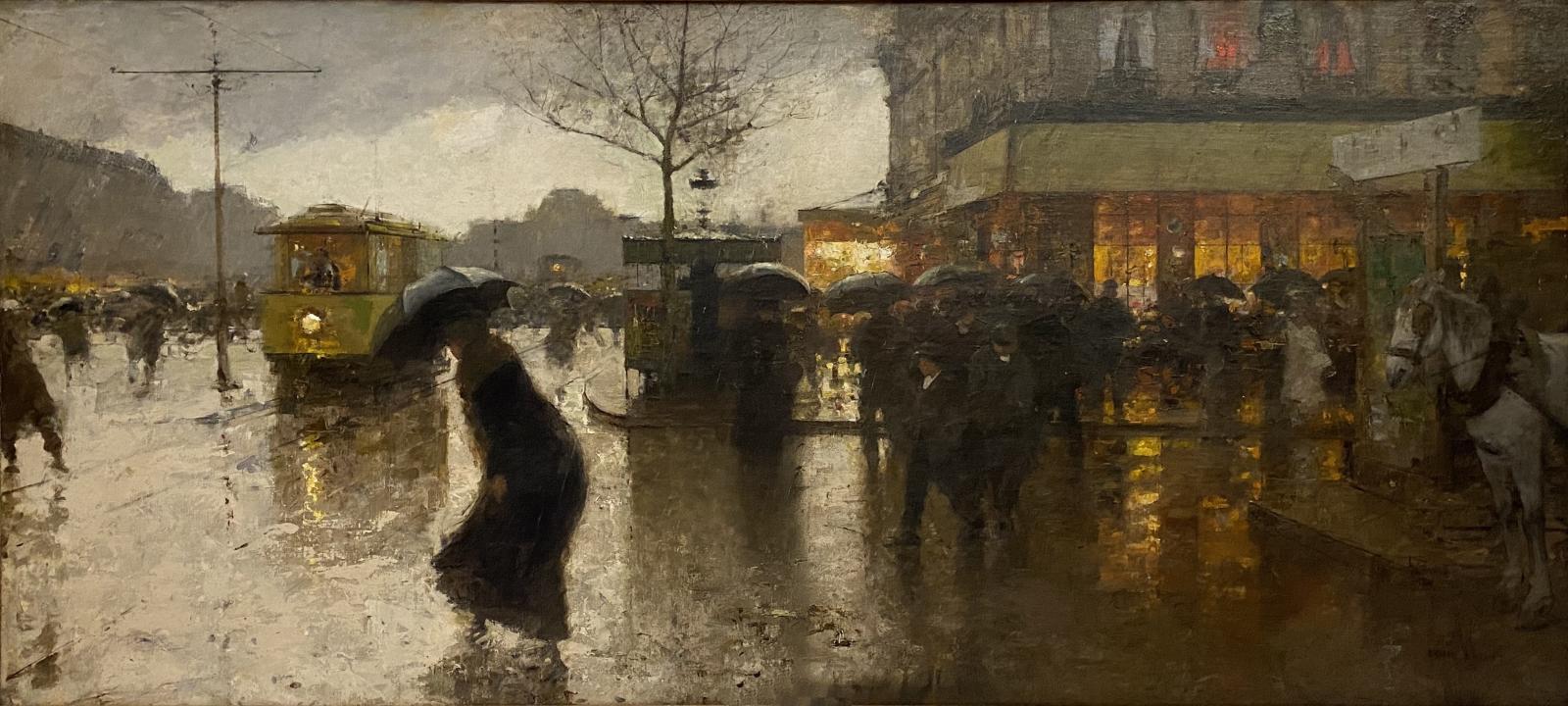 Luigi Loir, Paris in the Rain