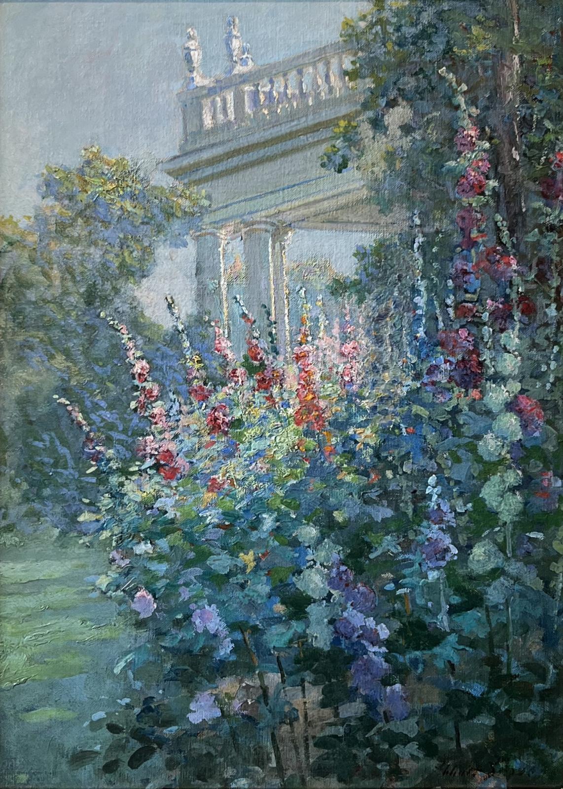 Hollyhocks
