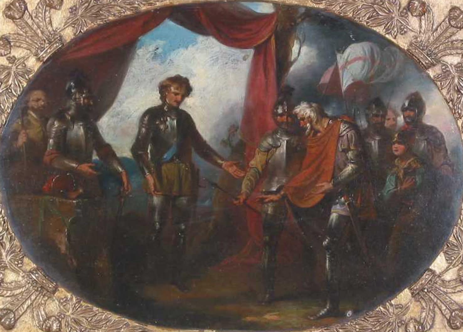 John Hamilton Mortimer The Black Prince Receiving King John