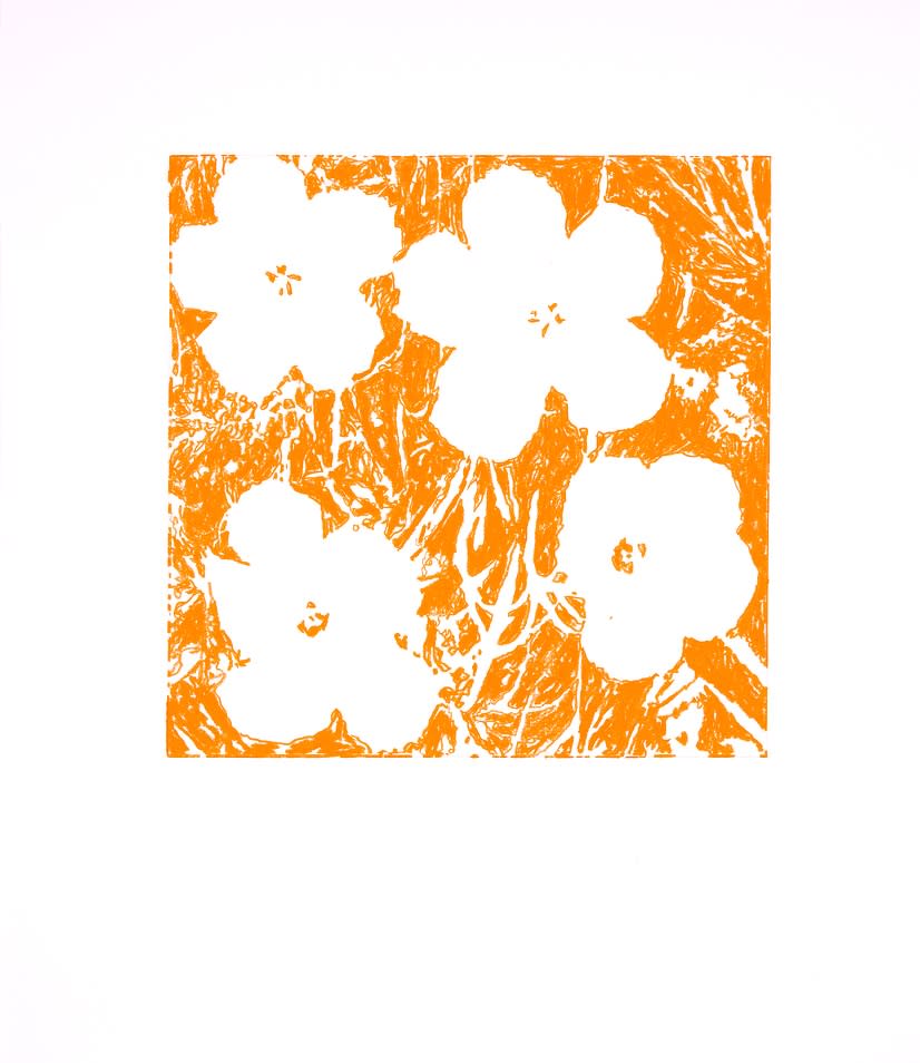 John Zinsser, After Andy Warhol, "Flowers," 1964 (Orange), 2011