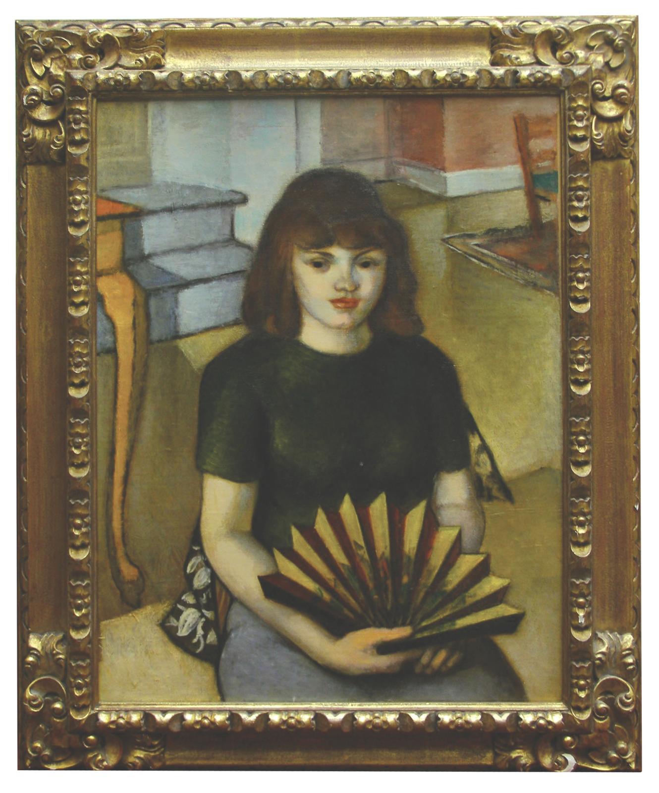 Woman with a Fan
