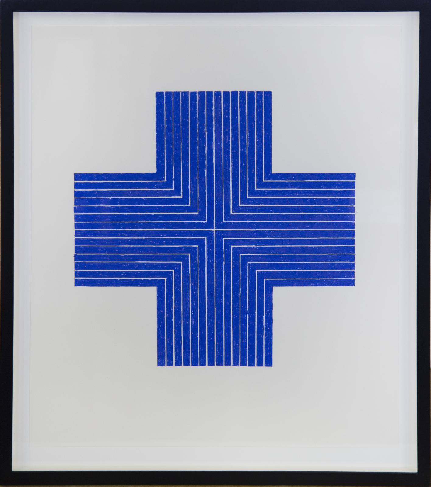 After Frank Stella, %22Ourway,%22 1960-61 (Blue)