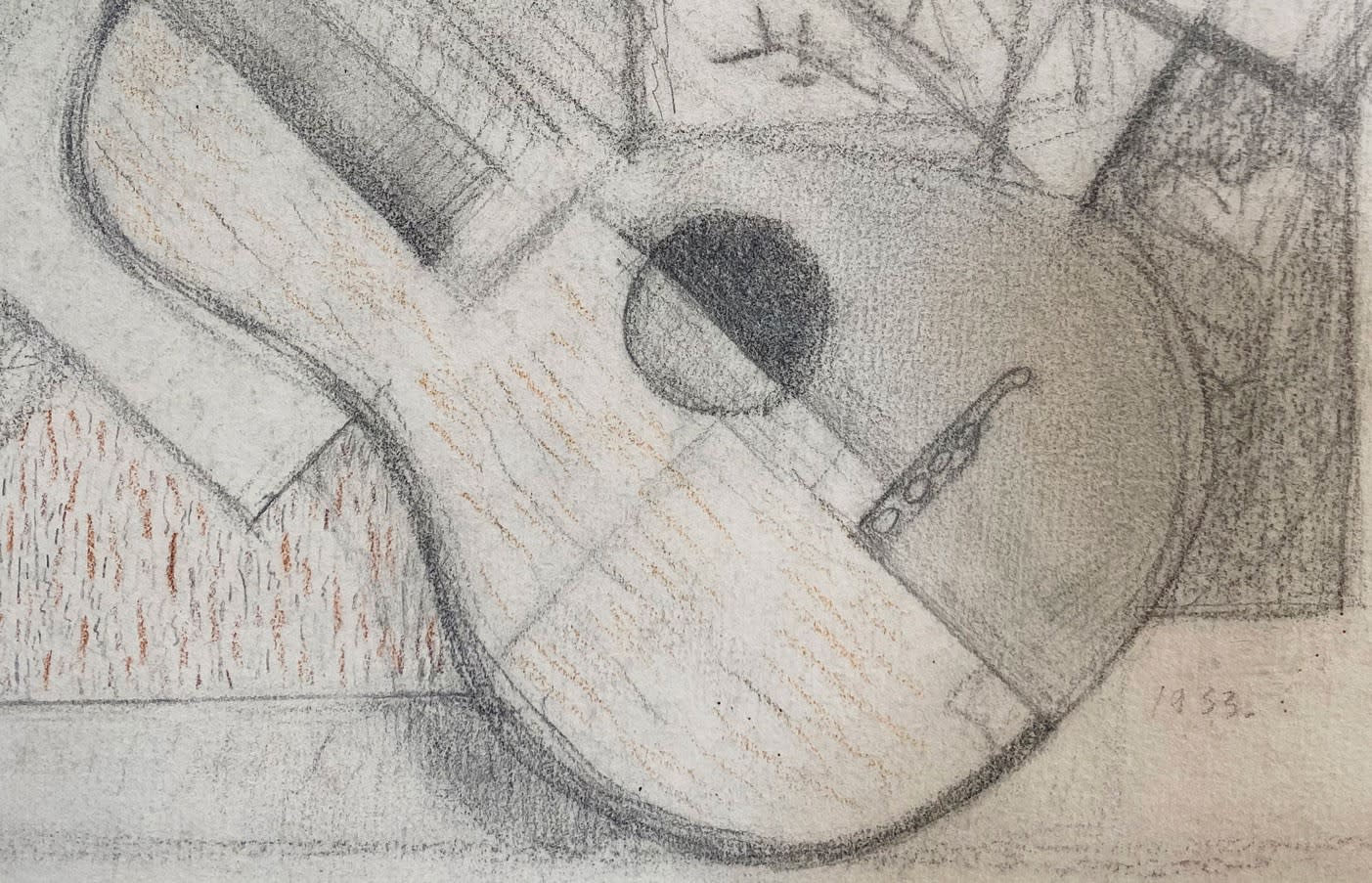 Abstract with Guitar