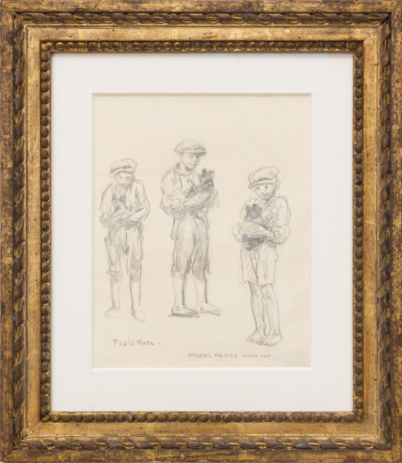 Study For Boy with Pup
