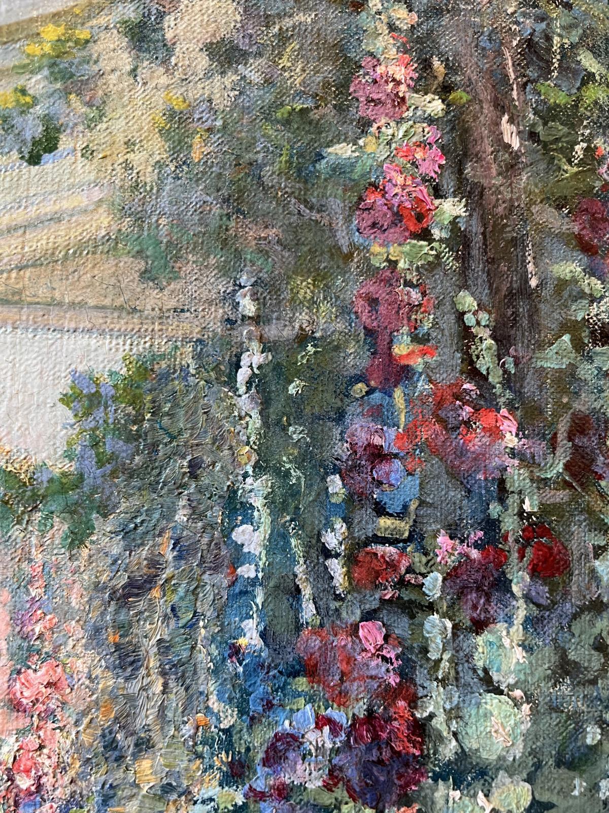 Hollyhocks