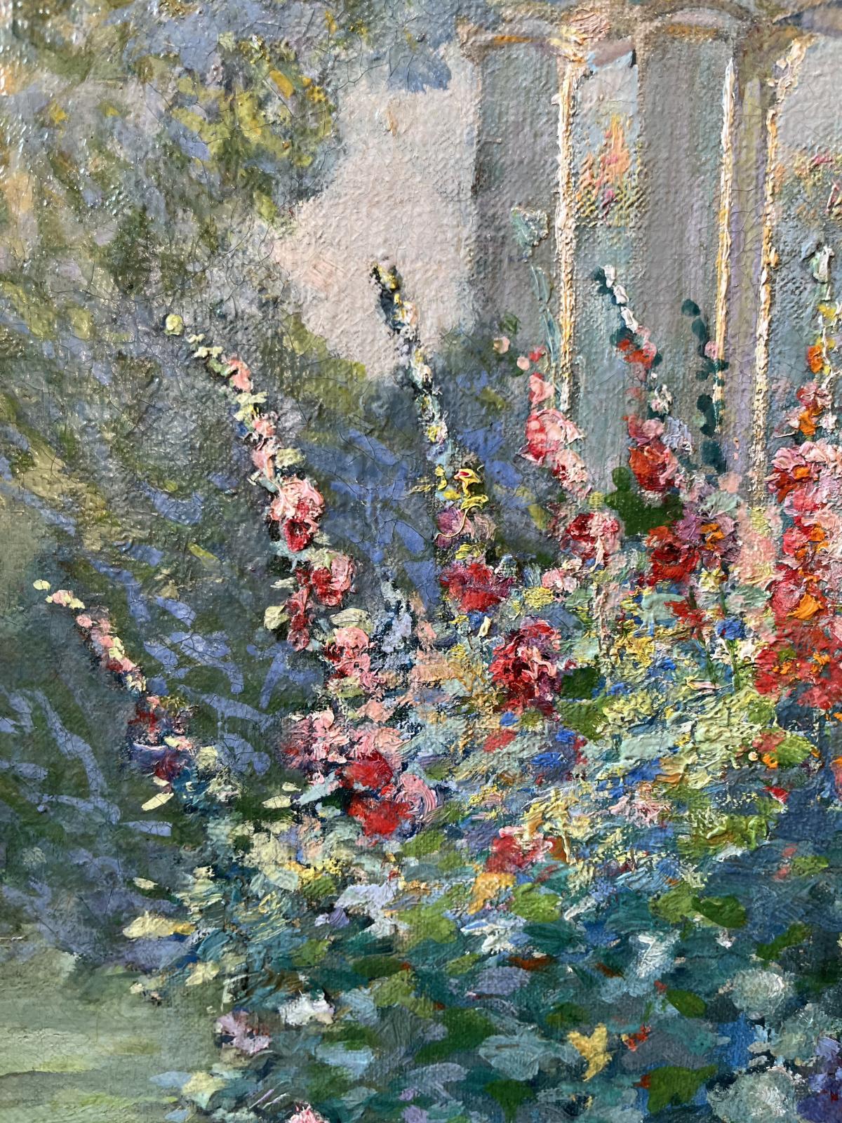 Hollyhocks