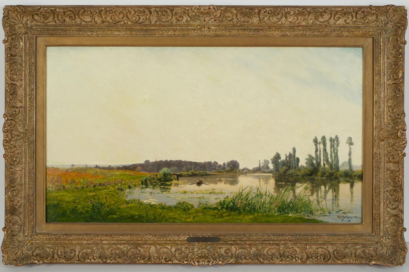 FluBlandschaft in der Île de France
