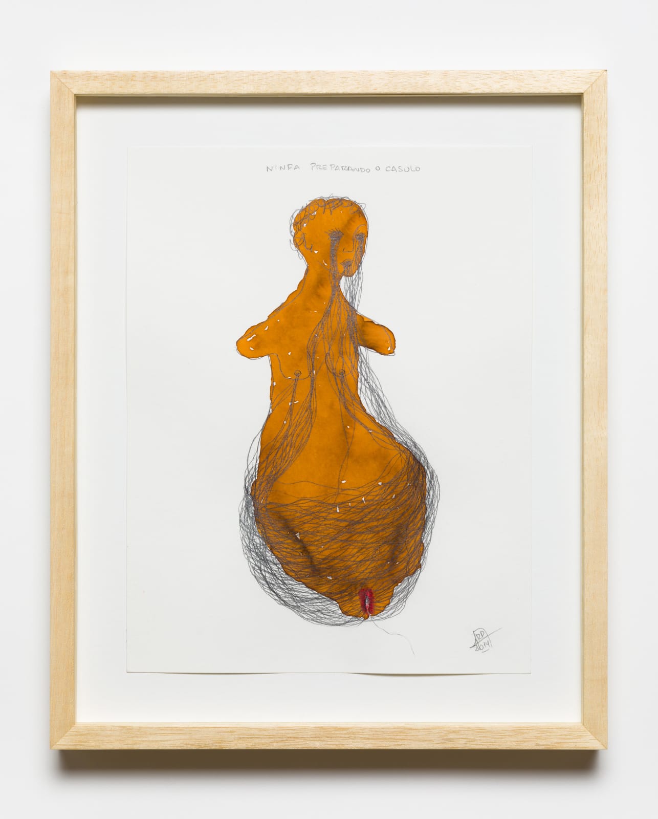 Rosana Paulino, Ninfa preparando o casulo, 2014