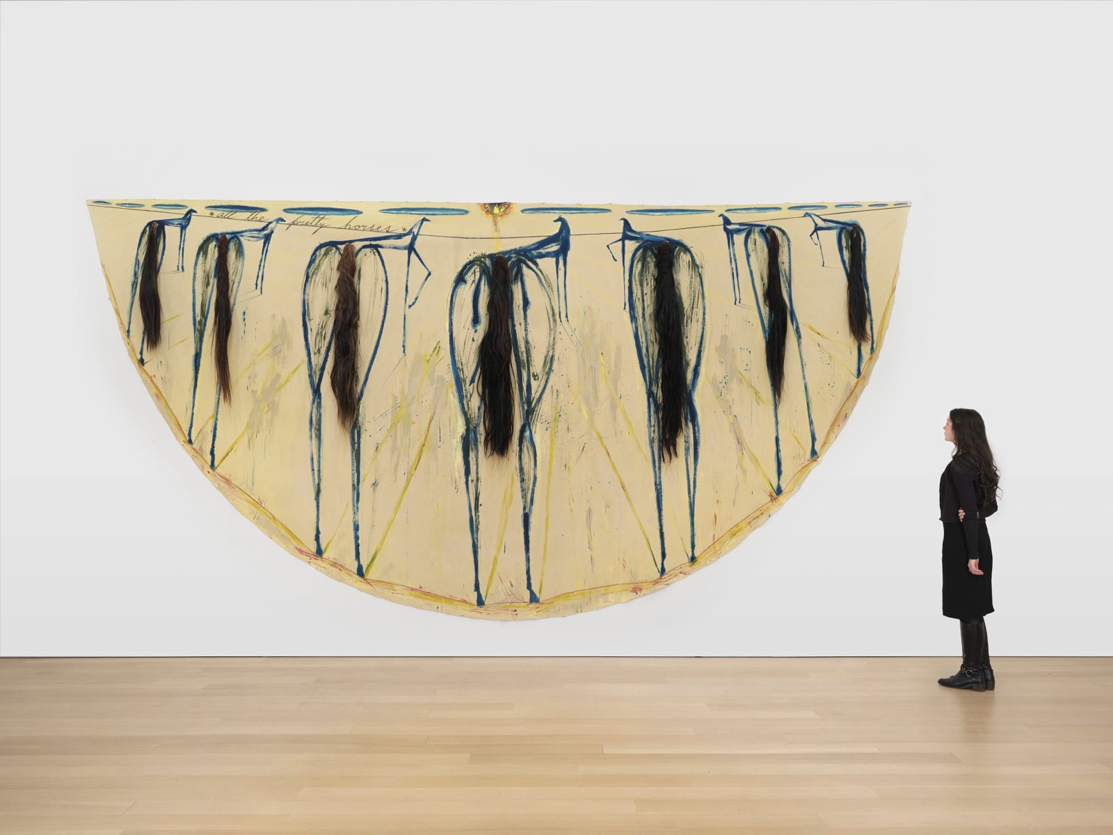 José Bedia, All The Pretty Horses, 2024
