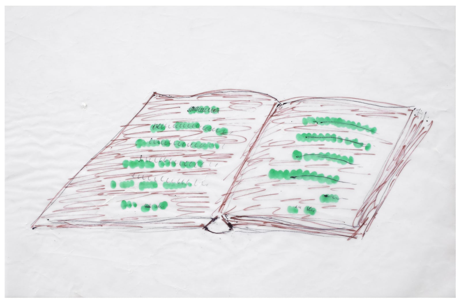 Mirella Bentivoglio, project for an intervention on the landscape: Book-Field (“Agri-Culture”), 1998