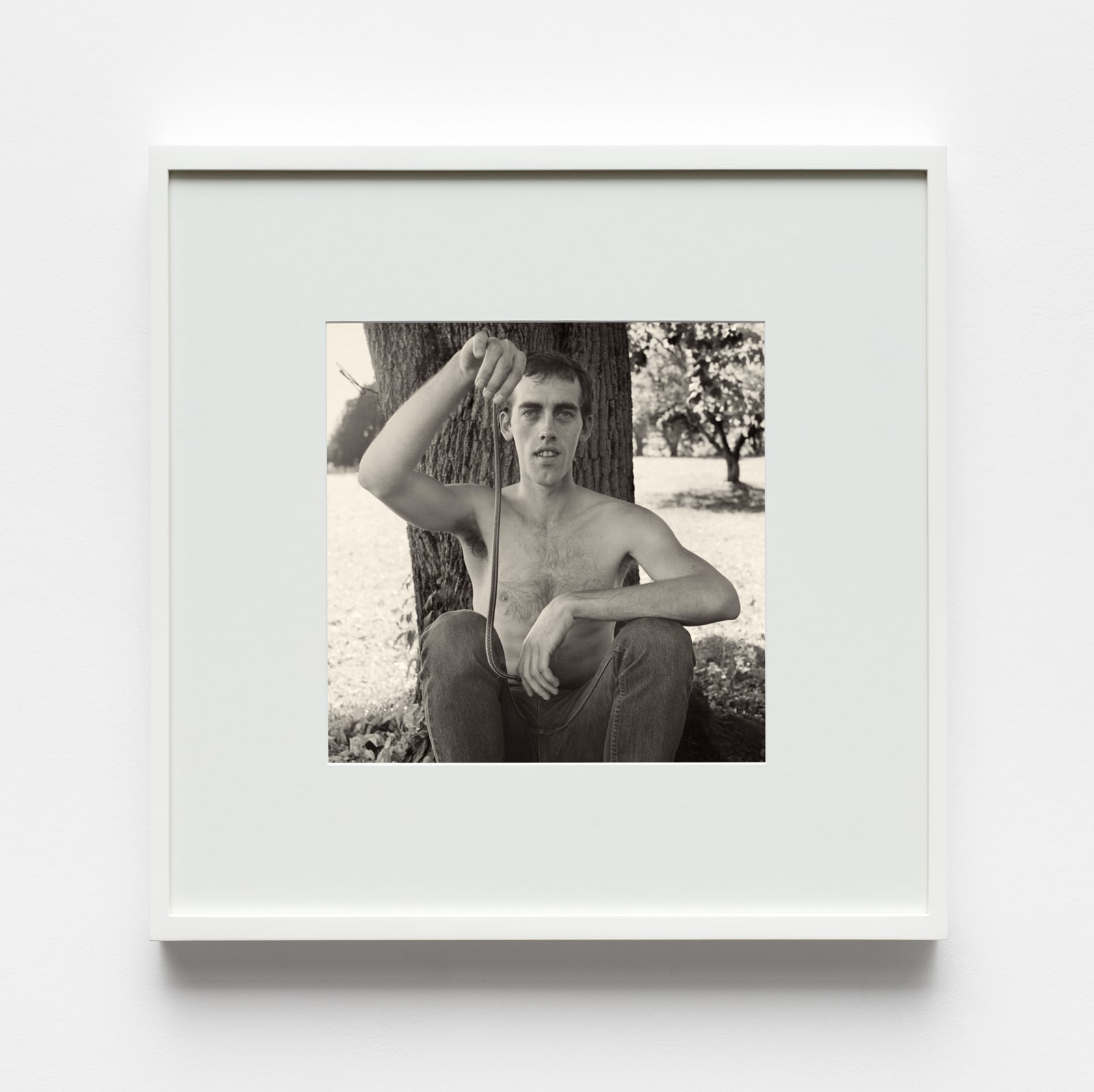 Peter Hujar, David Wojnarowicz with a Snake, 1981