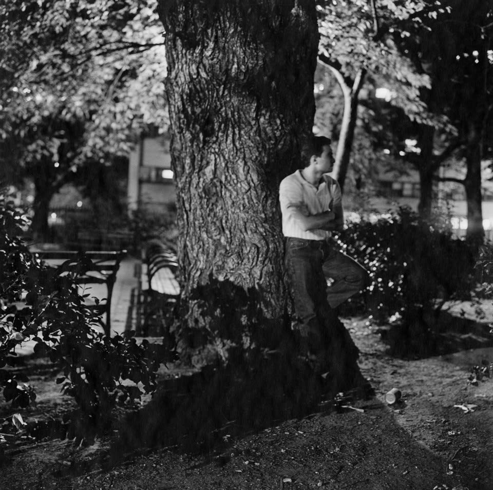 Peter Hujar, Gary Schneider in Stuyvesant Park, 1981