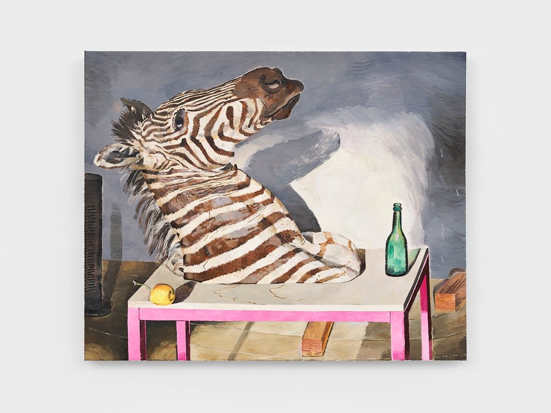 Kent O'Connor, Zebra Between Two Objects, 2022-23
