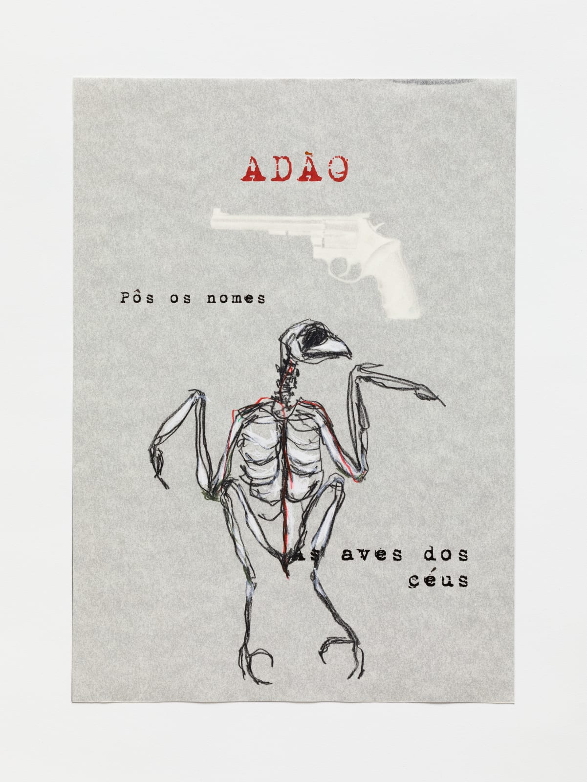 Rosana Paulino, Adão nomeando os animais, 2023