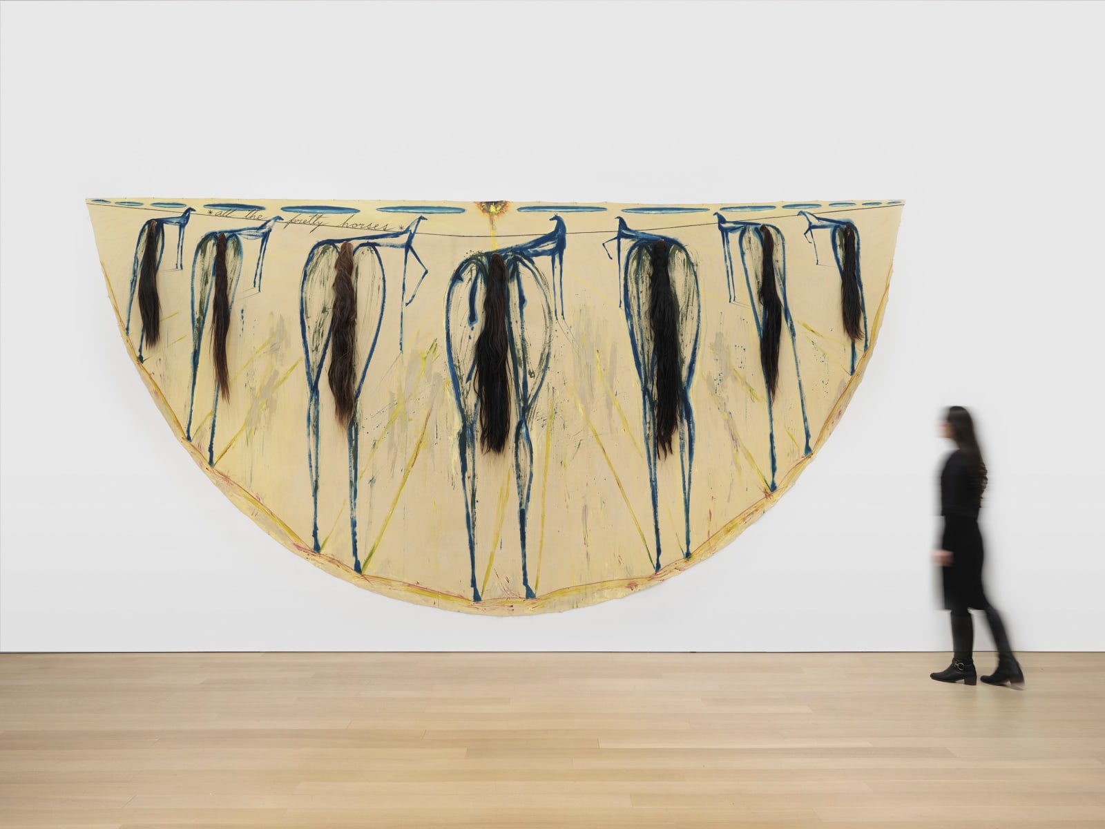 José Bedia, All The Pretty Horses, 2024